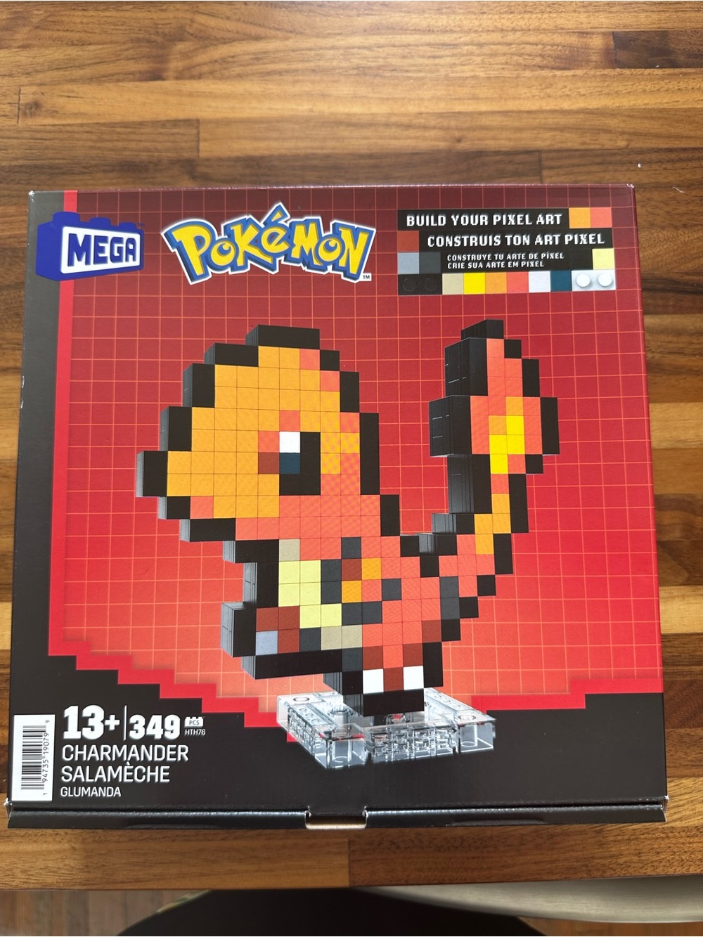 New Pokémon Charmander Pixel Art light Kit -